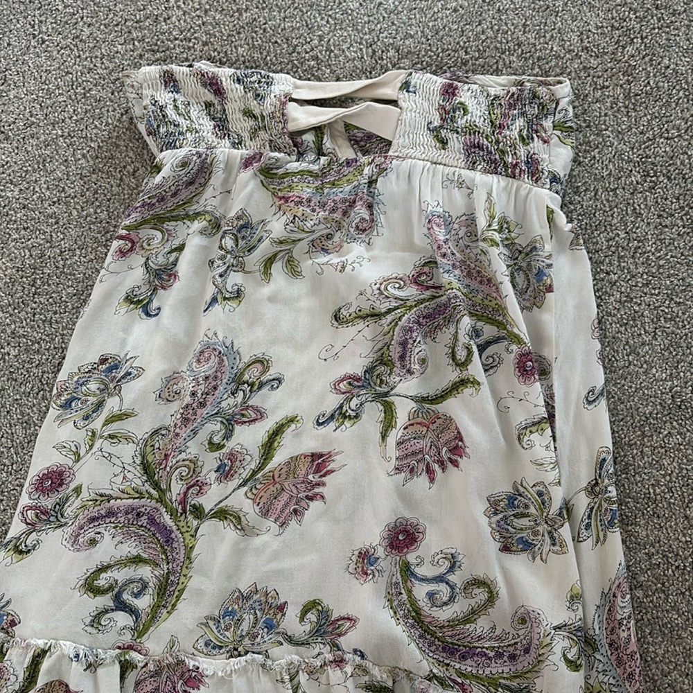 O'Neill SPUR Mushroom Indian Summer Print Strapless Mini Junior's Dress